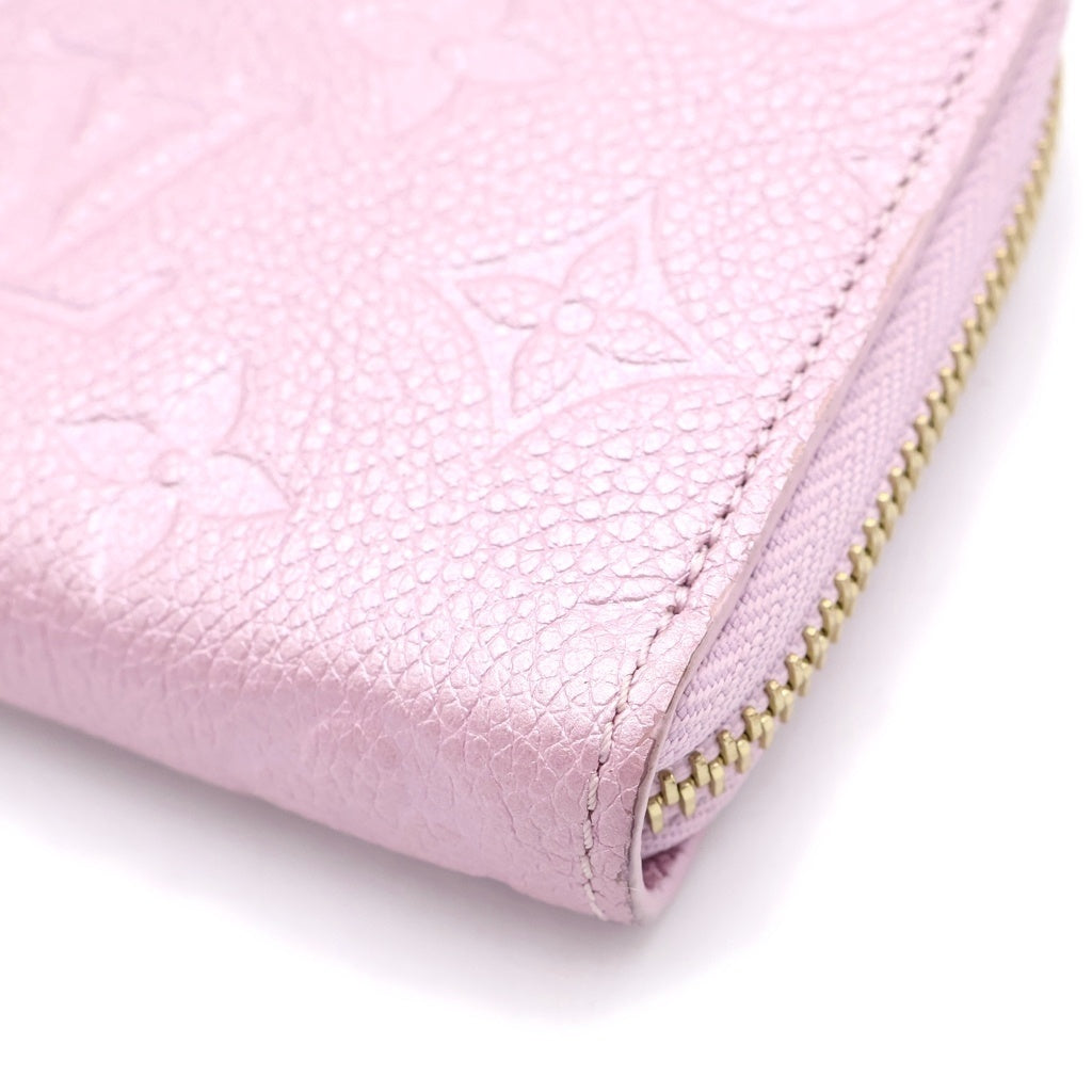 LOUIS VUITTON(ルイヴィトン) アンプラント ポルトフォイユ 長財布 ウォレット クレマンス レザー ゴールド金具 ピンク M82173 RFID