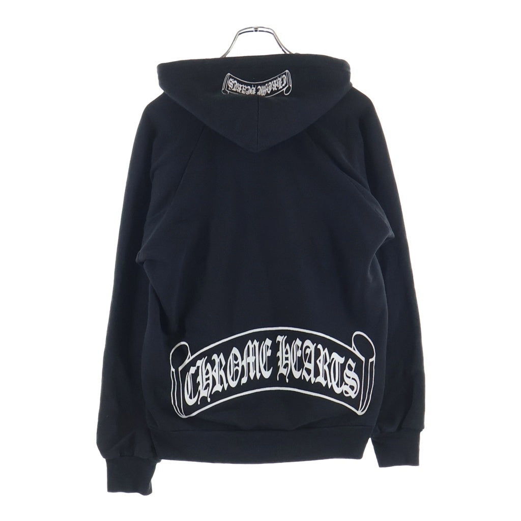 CHROME HEARTS(クロムハーツ) OLD 裏地サーマル バックスクロール パーカー ブラック #S