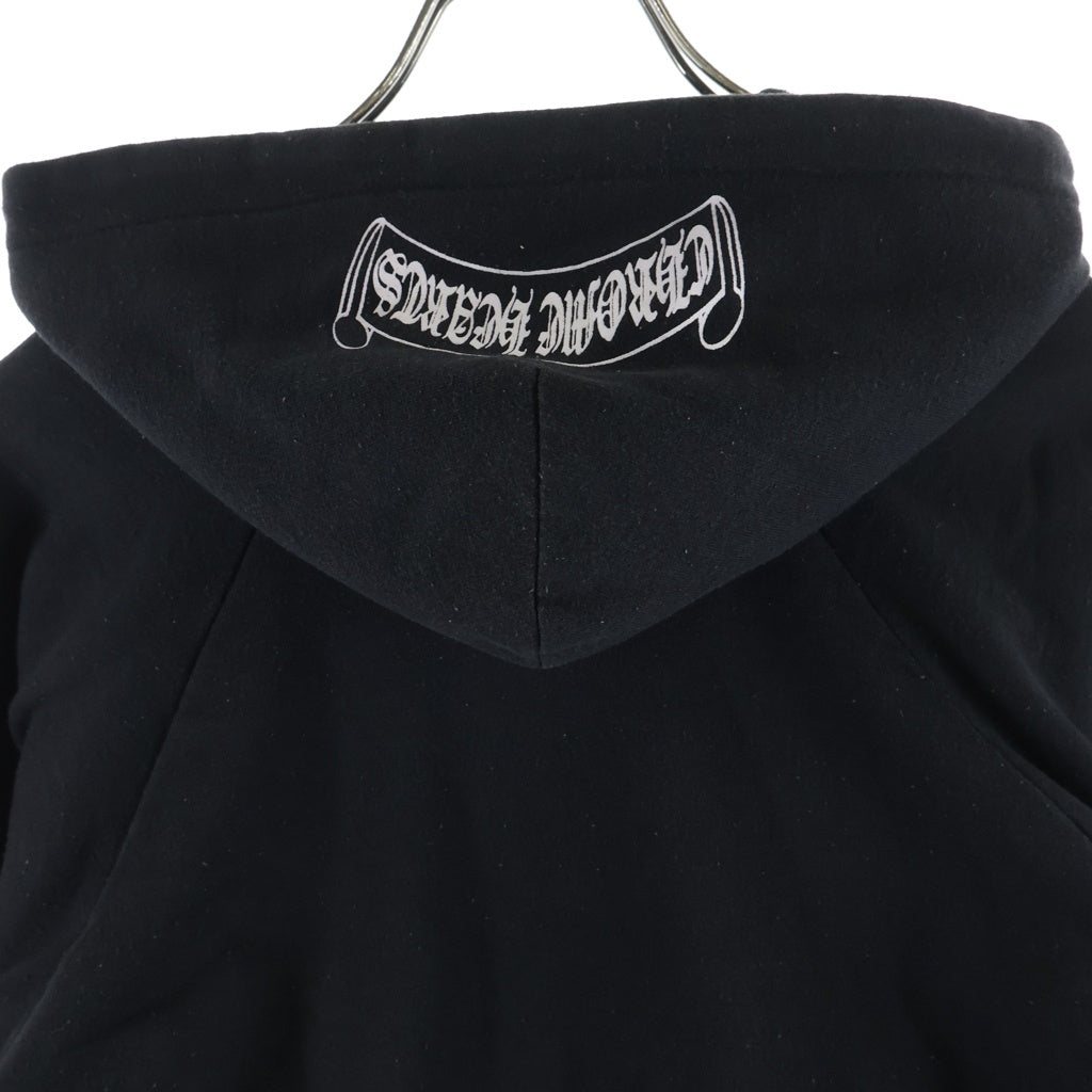 CHROME HEARTS(クロムハーツ) OLD 裏地サーマル バックスクロール パーカー ブラック #S