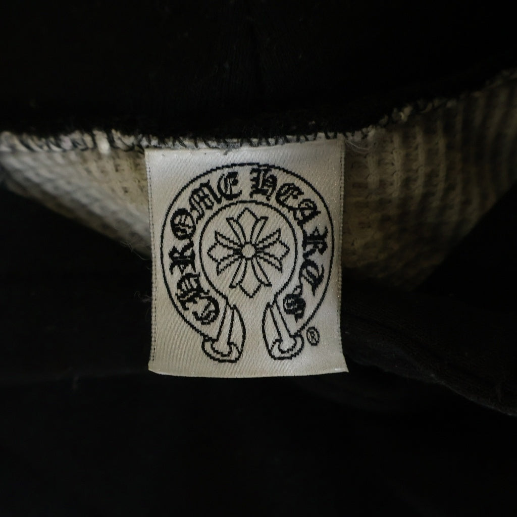 CHROME HEARTS(クロムハーツ) OLD 裏地サーマル バックスクロール パーカー ブラック #S