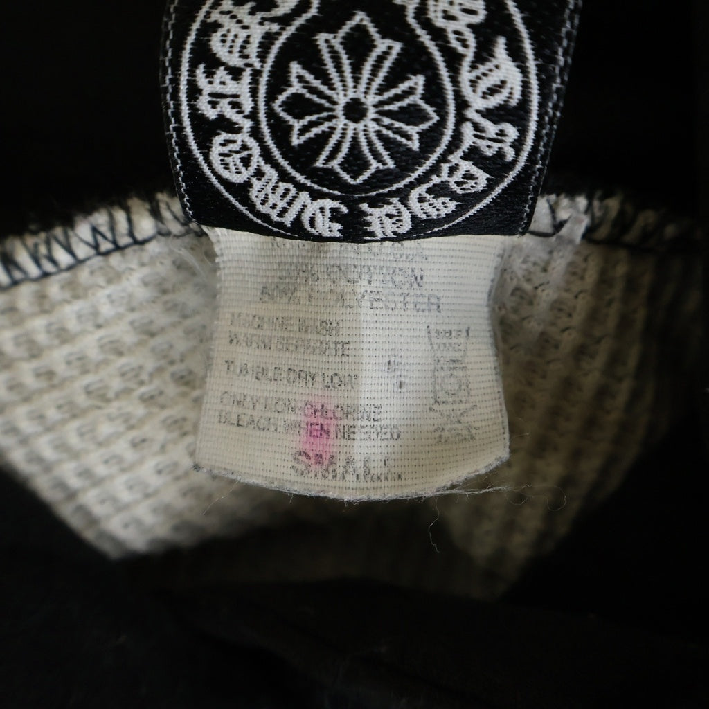 CHROME HEARTS(クロムハーツ) OLD 裏地サーマル バックスクロール パーカー ブラック #S