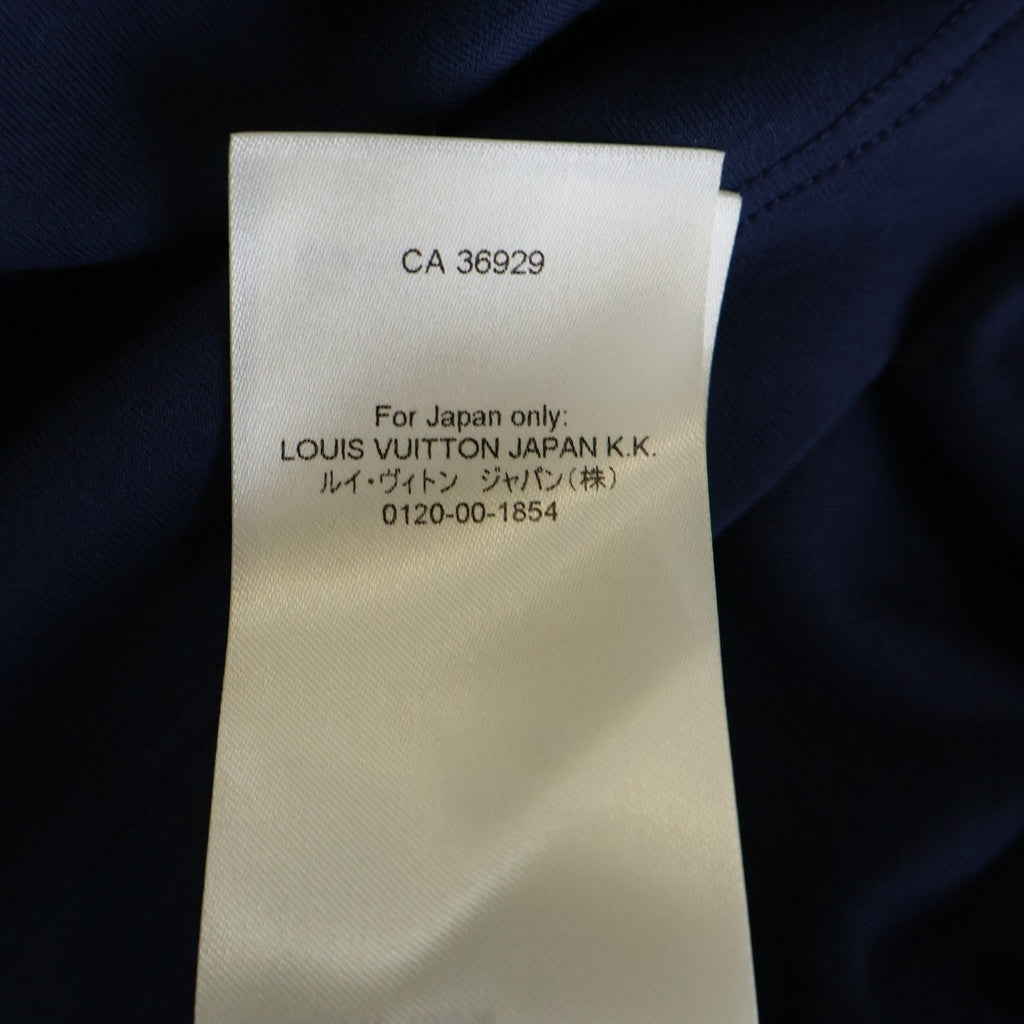 LOUIS VUITTON(ルイヴィトン) ワッペン Tシャツ ネイビー #S RW222W UOL FNTS27 レディース