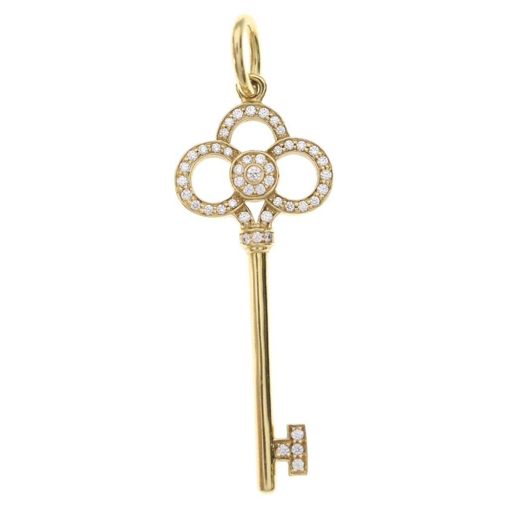 TIFFANY & Co.(ティファニー) クラウン キー ダイヤ ネックレストップ ペンダントトップ イエローゴールド Au750YG レディース