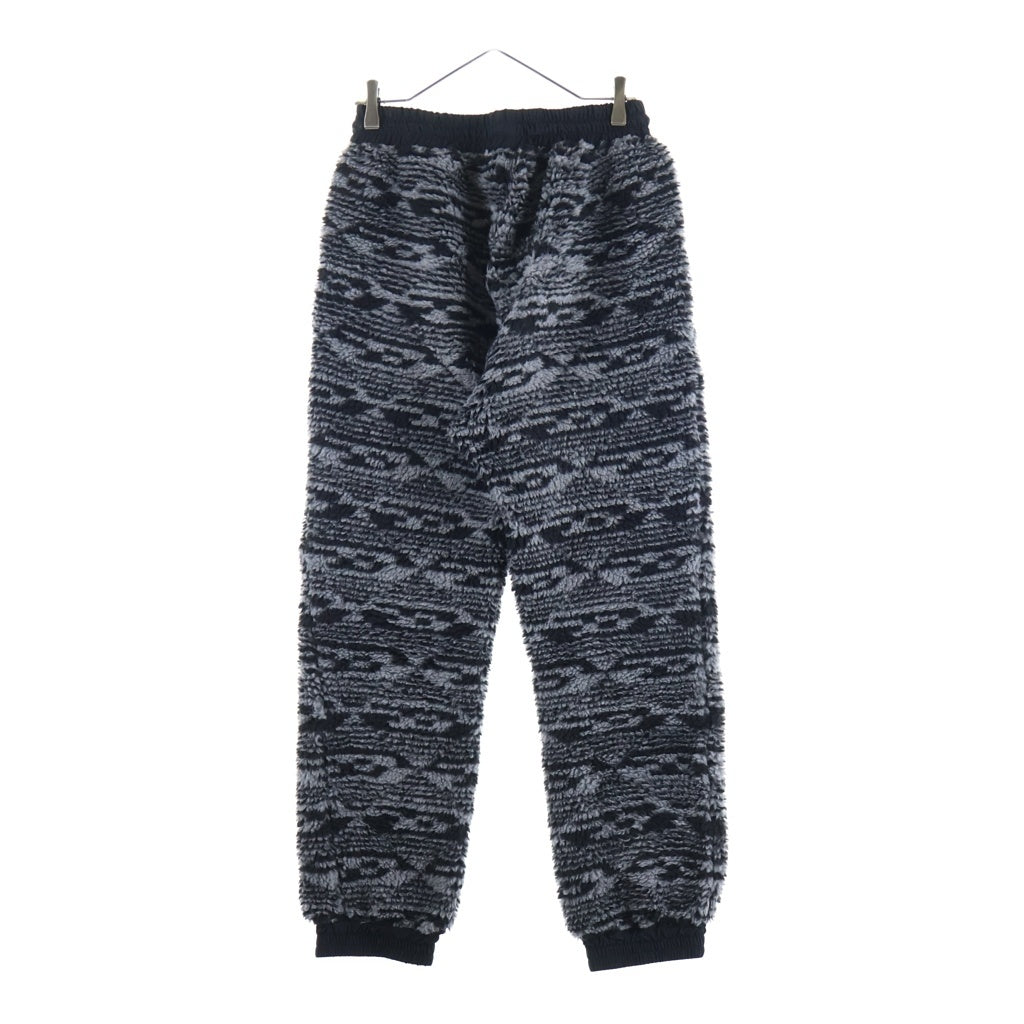 DIESEL(ディーゼル) ディーゼルスポーツ ポリエステル×アクリル ファーフリース セットアップ フーデッド ジップパーカー パンツ #S グレー