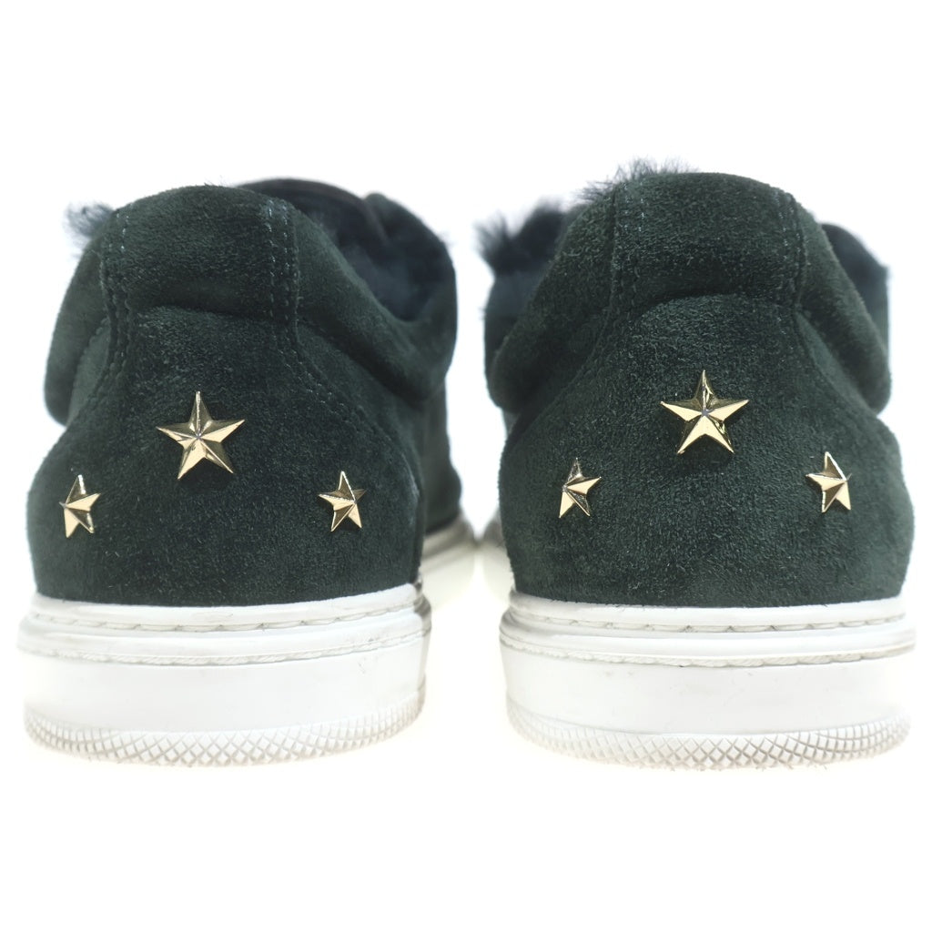 JIMMY CHOO(ジミーチュウ) スタースタッズ スエード ローカット スニーカー シューズ #42 グリーン