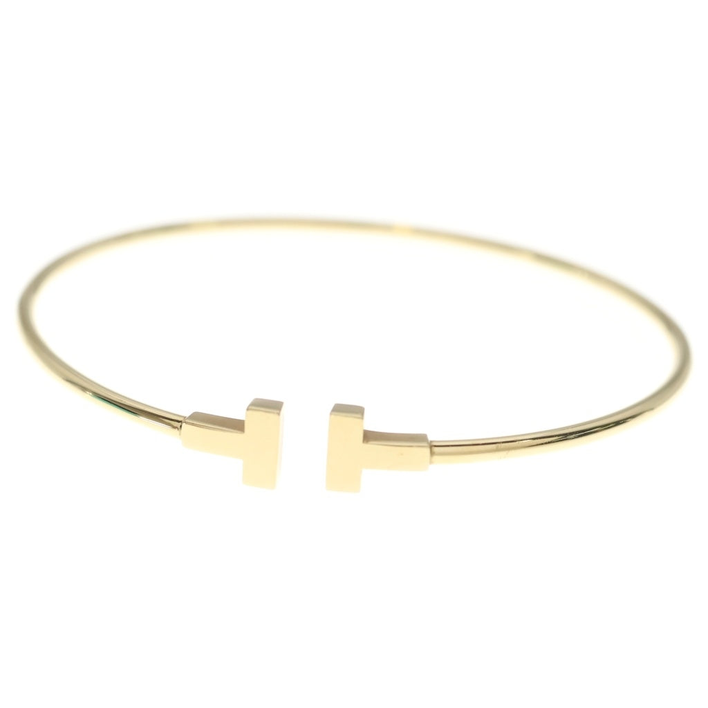 TIFFANY & Co.(ティファニー) Tワイヤー ブレスレット Au750PG ピンクゴールド レディース