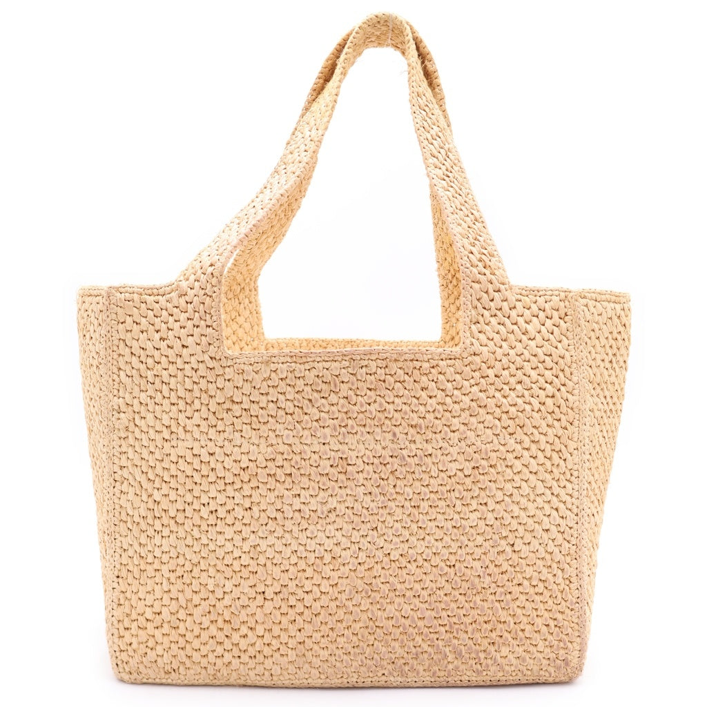 LOEWE(ロエベ) フォント トート ミディアム 2WAYハンドバッグ トートバッグ ショルダーバッグ カゴバッグ ベージュ ラフィア レディース