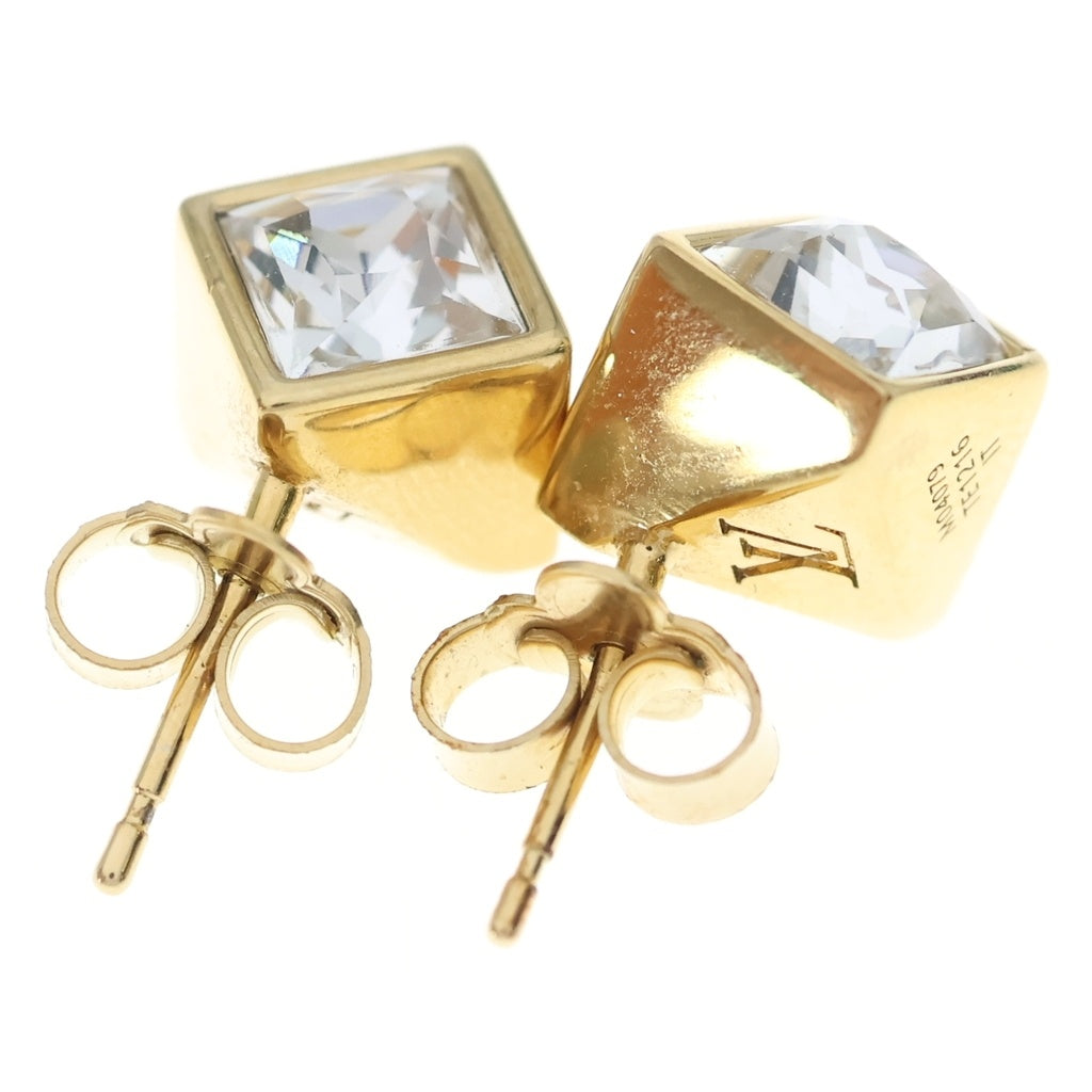 LOUIS VUITTON(ルイヴィトン) LV キューブ ピアス GP ゴールド M04079 レディース