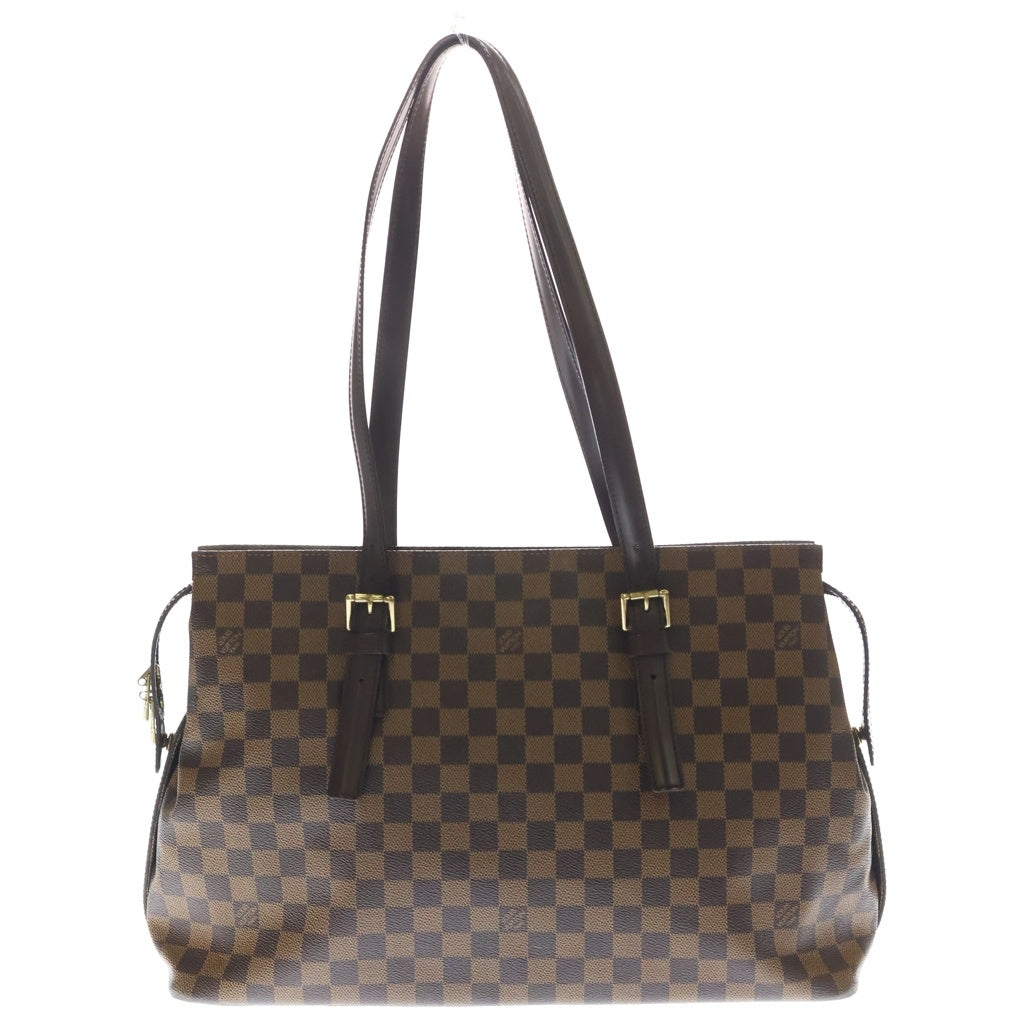 LOUIS VUITTON(ルイヴィトン) チェルシー トートバック ショルダーバック ダミエ PVC レザー ブラウン レディース