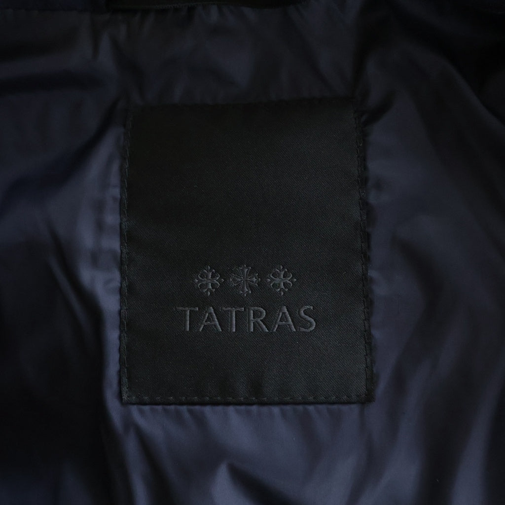 TATRAS(タトラス) SPINOSA スピノサ ノーカラー ジップアップ ダウンジャケット ネイビー LTA19A4648 レディース