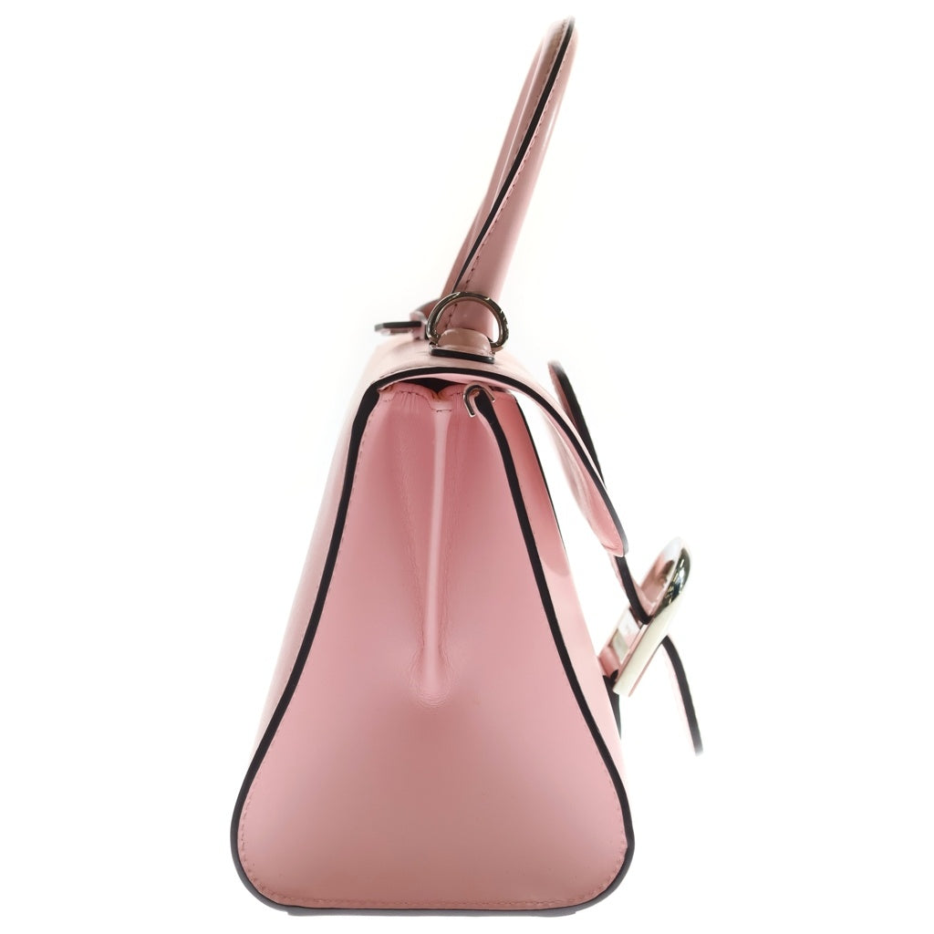 DELVAUX(デルボー) ブリヨン ミニ ハンド ショルダーバッグ 2WAY レザー ピンク レディース