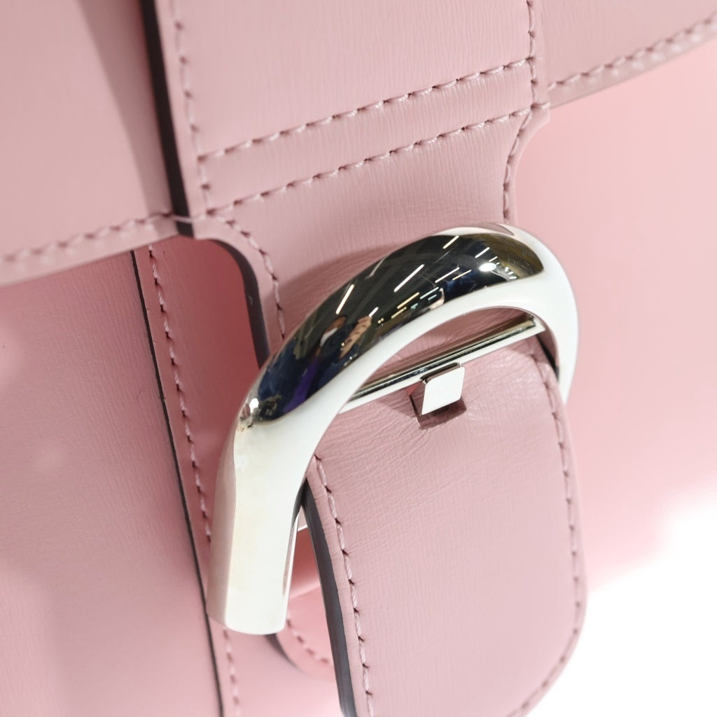 DELVAUX(デルボー) ブリヨン ミニ ハンド ショルダーバッグ 2WAY レザー ピンク レディース
