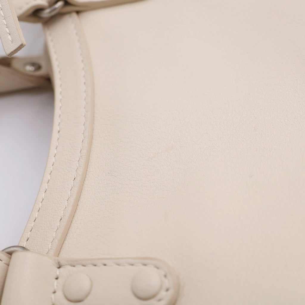 BALENCIAGA(バレンシアガ) ネオ クラシック シティ XS 2WAYハンドバッグ ショルダーバッグ アイボリー レザー 696495 シルバー金具 レディース
