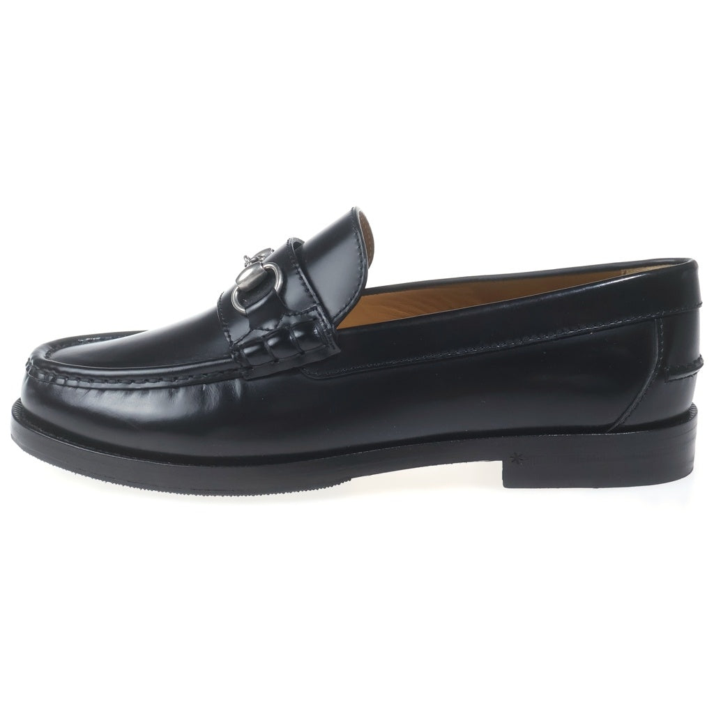 GUCCI(グッチ) ホースビット レザーローファー ブラック #8 1/2 776660
