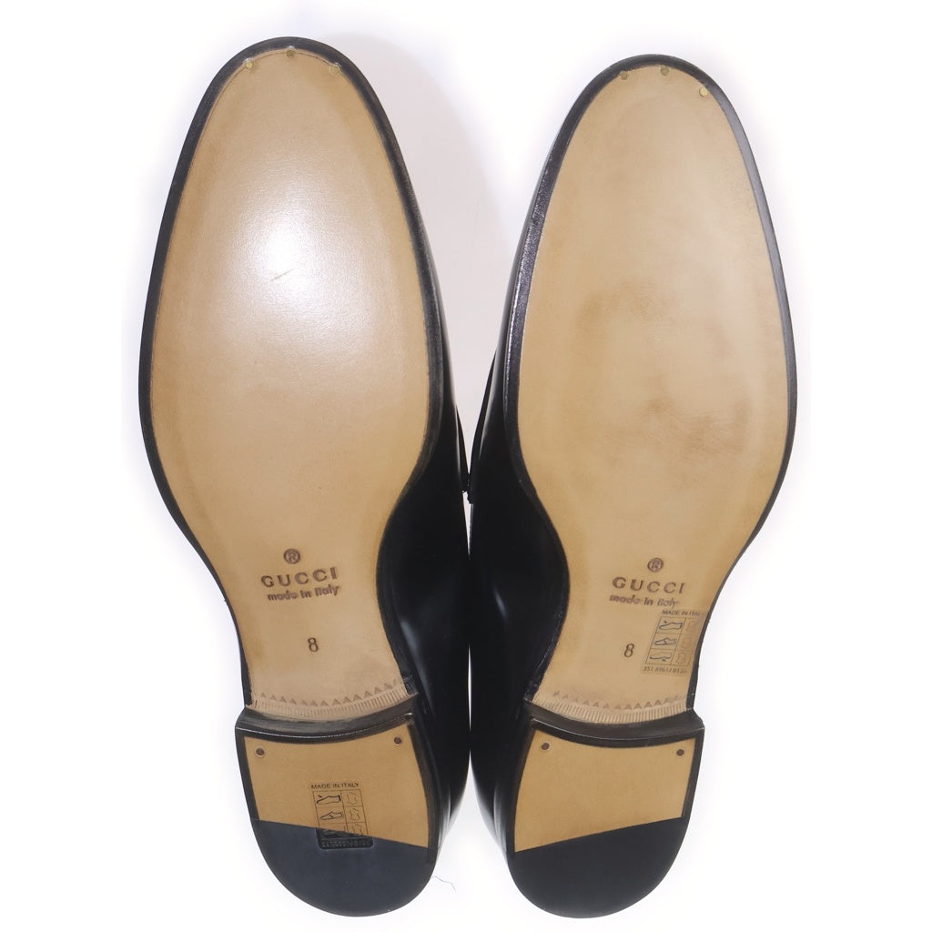 GUCCI(グッチ) ホースビット レザーローファー ブラック #41 795116