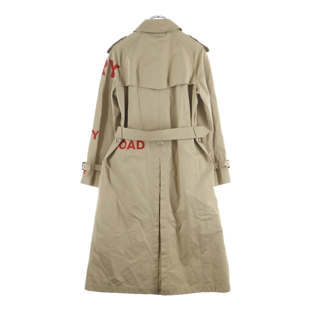 BURBERRY(バーバリー) ホースフェリープリント トレンチコート ベージュ #40 8013694 レディース