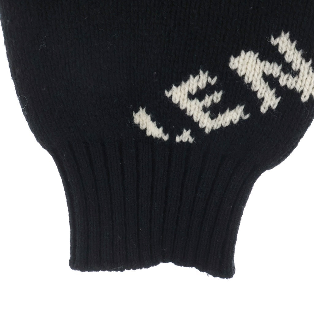 BALENCIAGA(バレンシアガ) ロゴ クロップドニット ブラック #S レディース