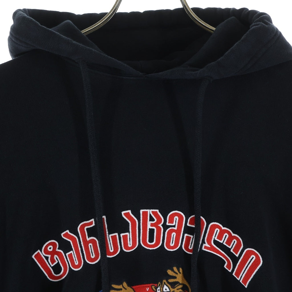 VETEMENTS(ヴェトモン) 19SS CARTOON HOODIE パーカー フーディー ブラック #M USS197010