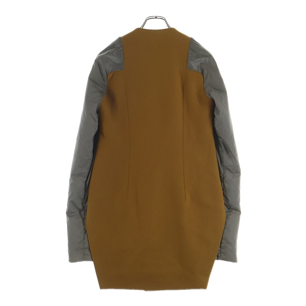 Rick Owens(リックオウエンス) 切り替えウールジャケット カーキ×イエロー #40 レディース