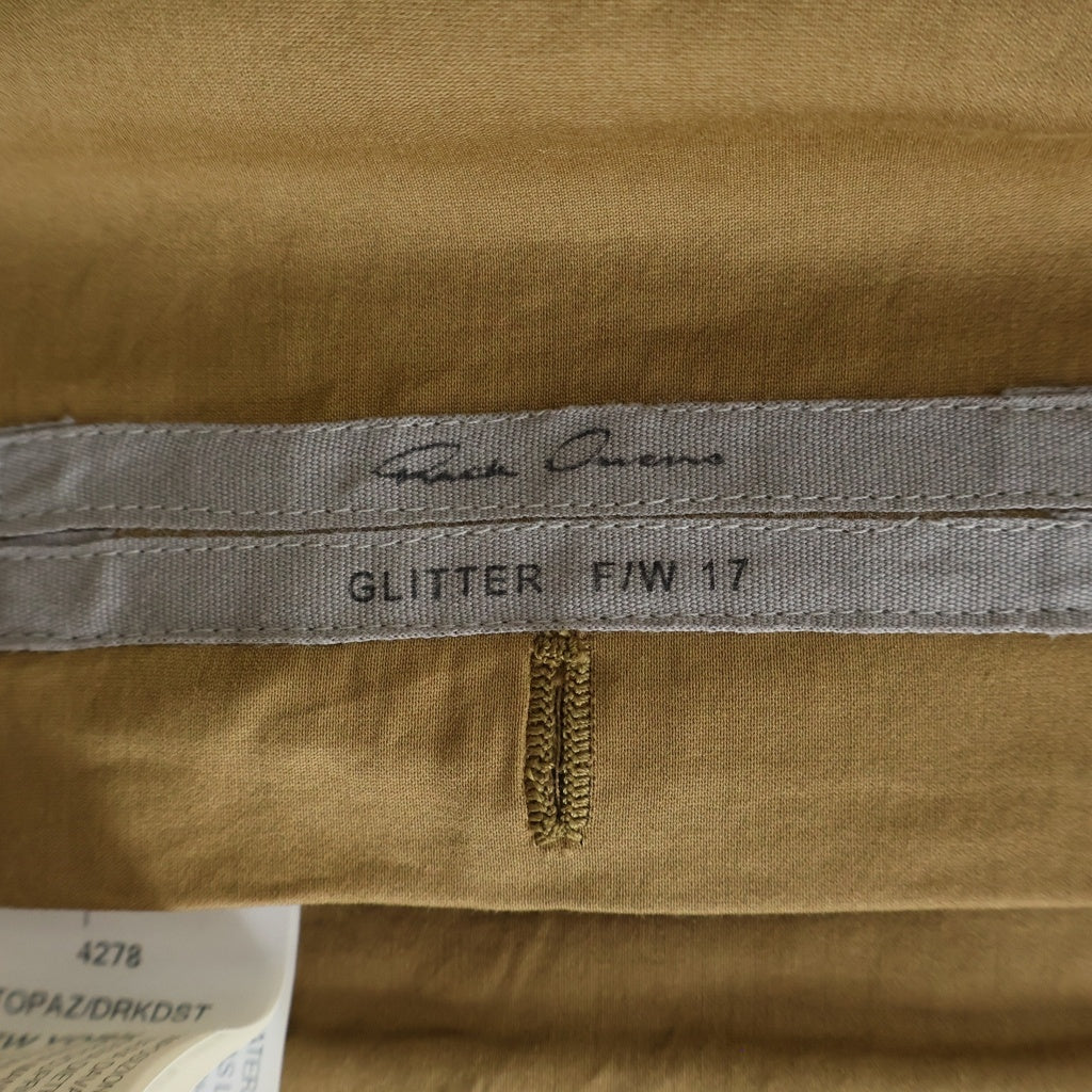 Rick Owens(リックオウエンス) 切り替えウールジャケット カーキ×イエロー #40 レディース