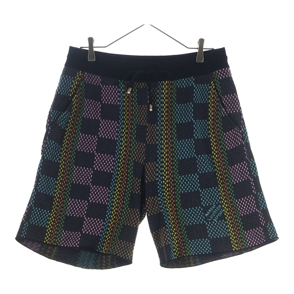 LOUIS VUITTON(ルイヴィトン) ダミエ柄 ハーフパンツ ブラック #M RM242MM Z34 HRN24W