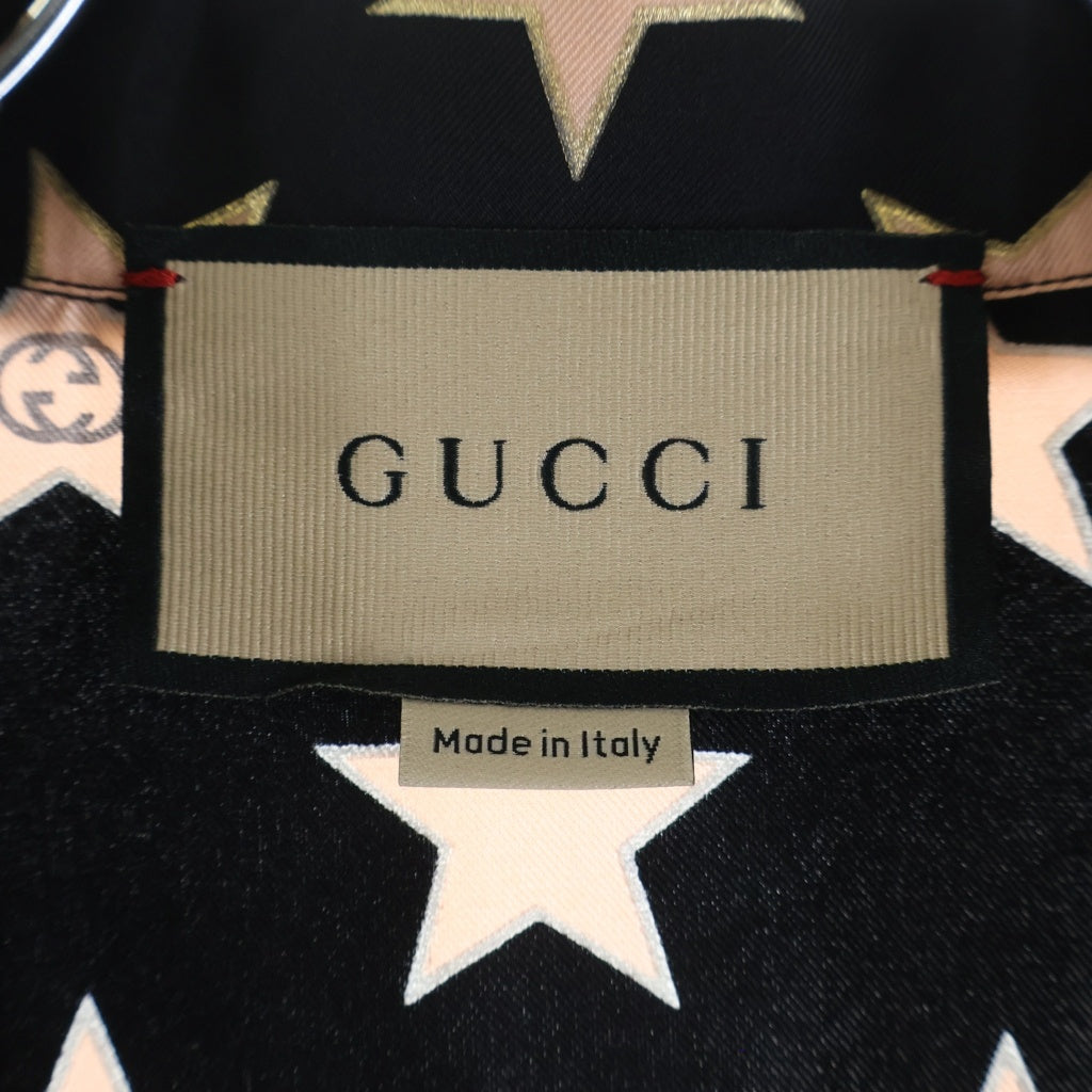 GUCCI(グッチ) 半袖シャツ スター ブラック #48 694124 ZAJY