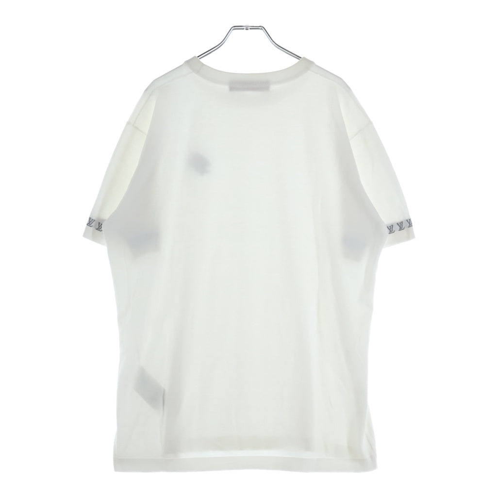 LOUIS VUITTON(ルイヴィトン) シグネチャー ショートスリーブコットンクルーネックTシャツ ホワイト #M RM242MQ Z34 HRN42W