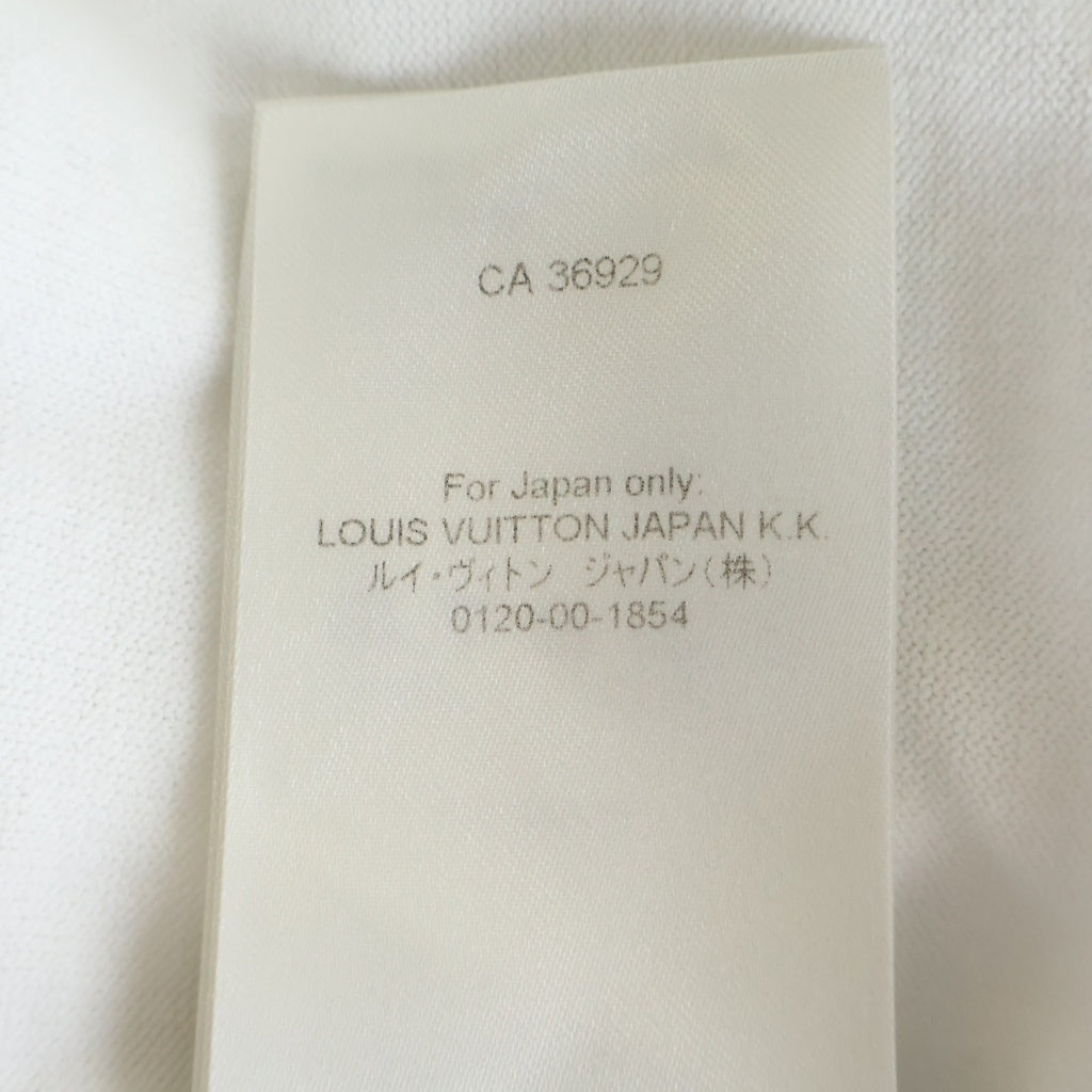 LOUIS VUITTON(ルイヴィトン) シグネチャー ショートスリーブコットンクルーネックTシャツ ホワイト #M RM242MQ Z34 HRN42W