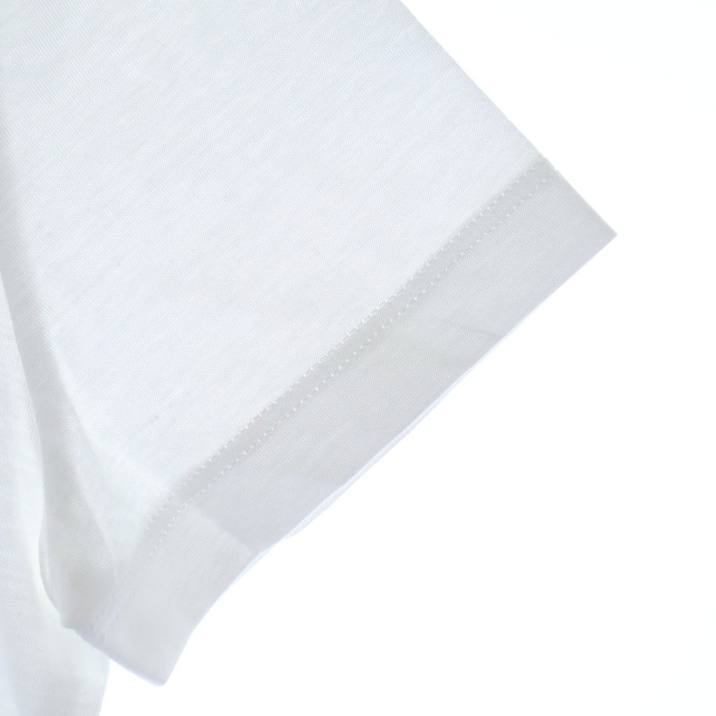 miumiu(ミュウミュウ) ロゴ コットン 半袖 Tシャツ カットソー #XS ホワイト MJN483 レディース