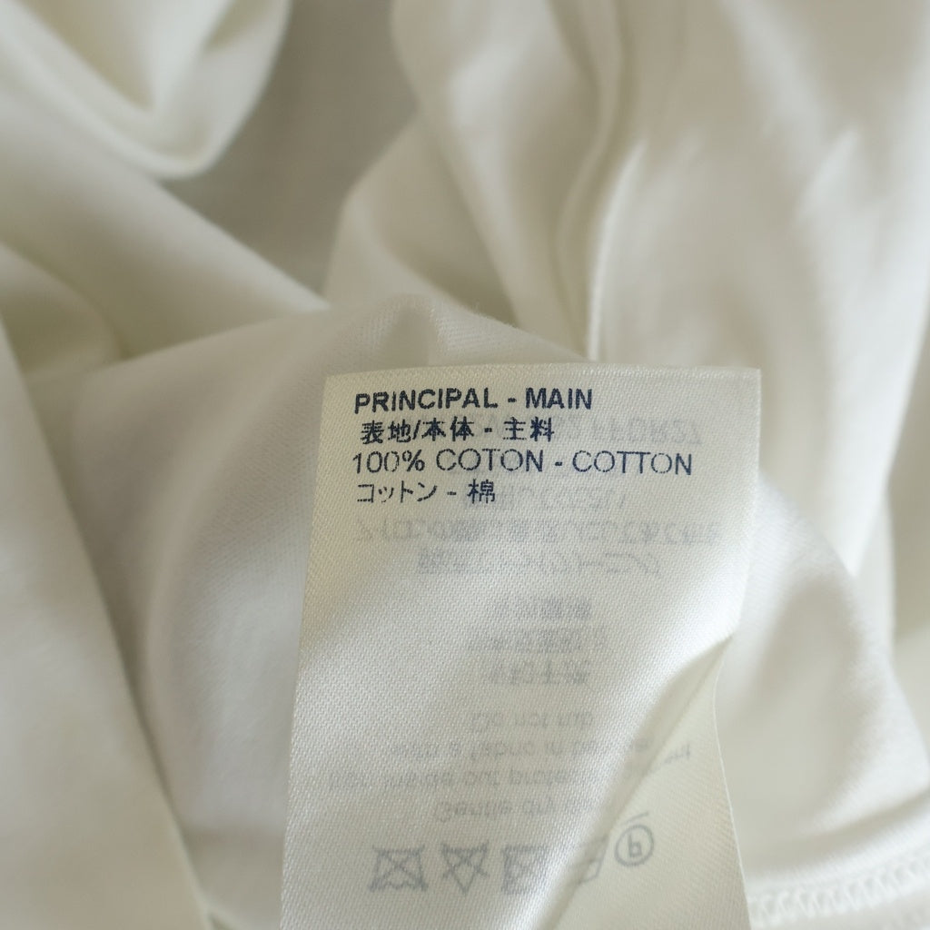LOUIS VUITTON(ルイヴィトン) ロゴ ワッペンデザイン半袖コットンワンピース ドレス ホワイト RW182W JG2 FFDR27 レディース