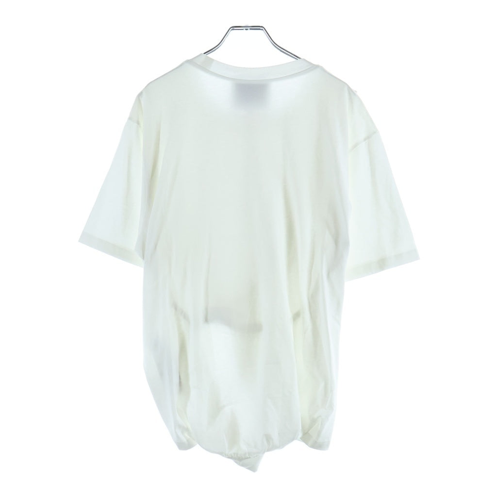 3.1 Phillip Lim(スリーワンフィリップリム) Short Sleeve Draped Cotton Jersey T-Shirt ドレープ 半袖Tシャツ カットソー コットン ホワイト E231-1528COJ レディース