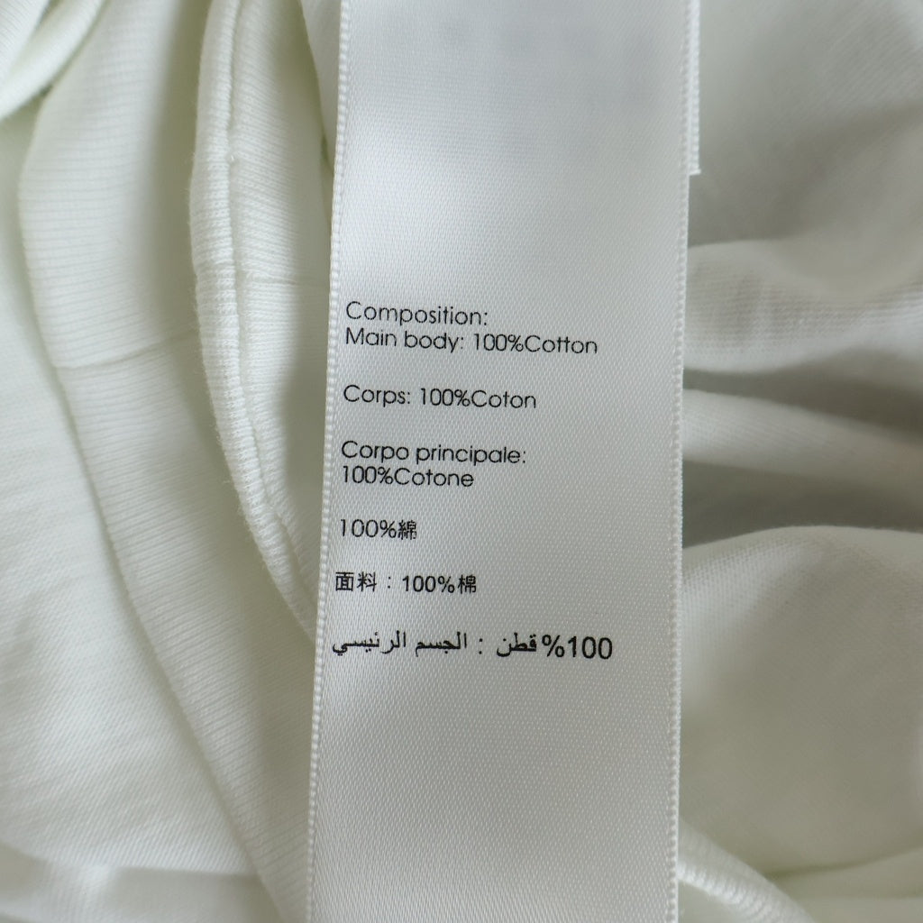 3.1 Phillip Lim(スリーワンフィリップリム) Short Sleeve Draped Cotton Jersey T-Shirt ドレープ 半袖Tシャツ カットソー コットン ホワイト E231-1528COJ レディース