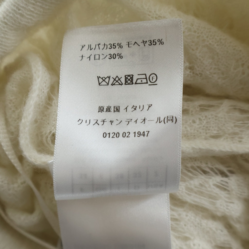 Christian Dior(クリスチャンディオール) レース フレア ミッドレングス ロングスカート アイボリー #34 444J15AM443 レディース