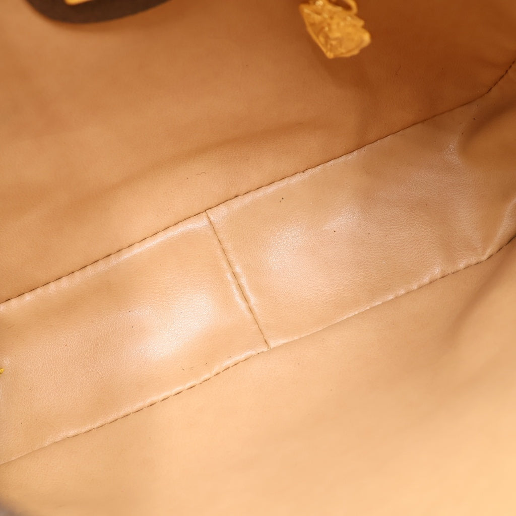 GUCCI(グッチ) オールドグッチ GGスプリーム PVC レザー ショルダーバッグ ブラウン 007・115・6423 レディース