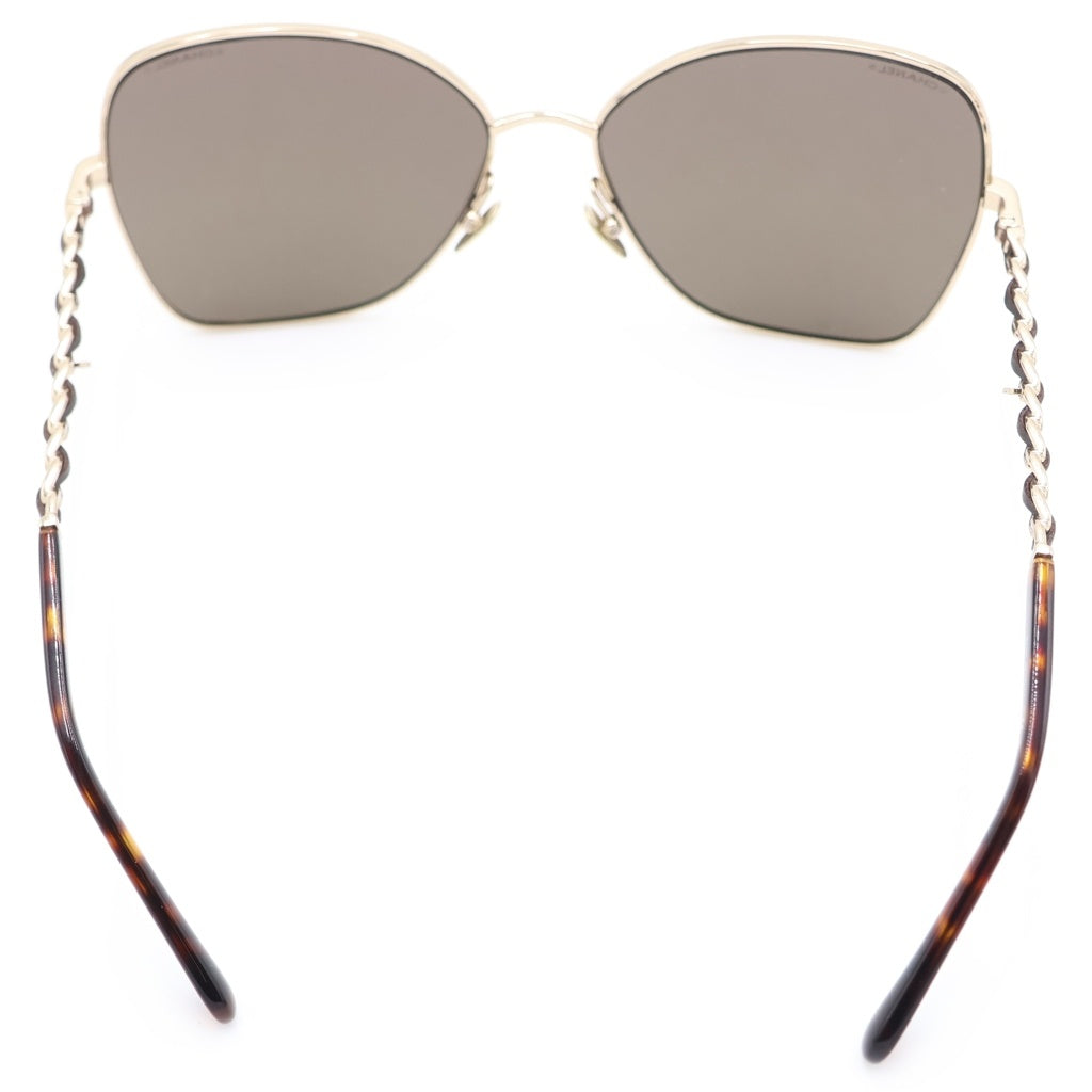 CHANEL(シャネル) バタフライシェイプ サングラス アイウェア 59□16 ブラウン/ゴールド 4274-Q レディース