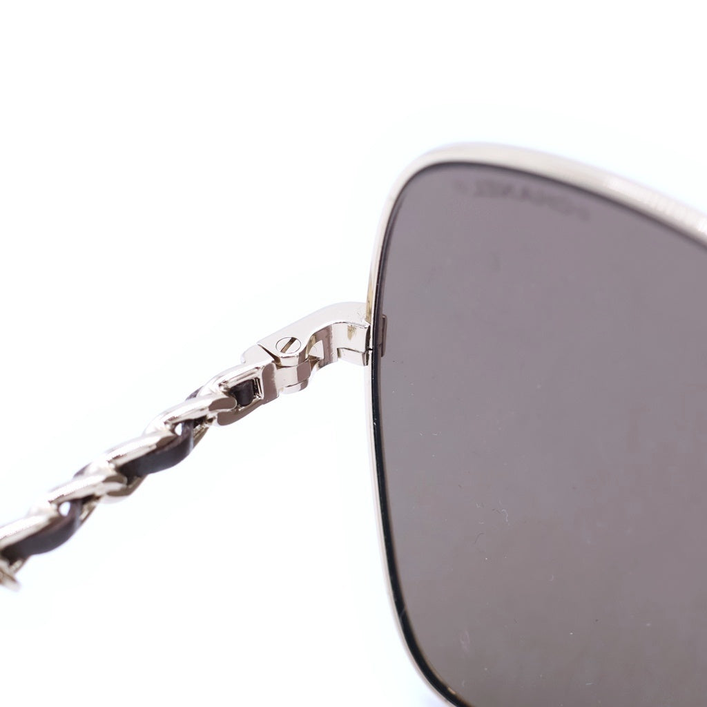 CHANEL(シャネル) バタフライシェイプ サングラス アイウェア 59□16 ブラウン/ゴールド 4274-Q レディース