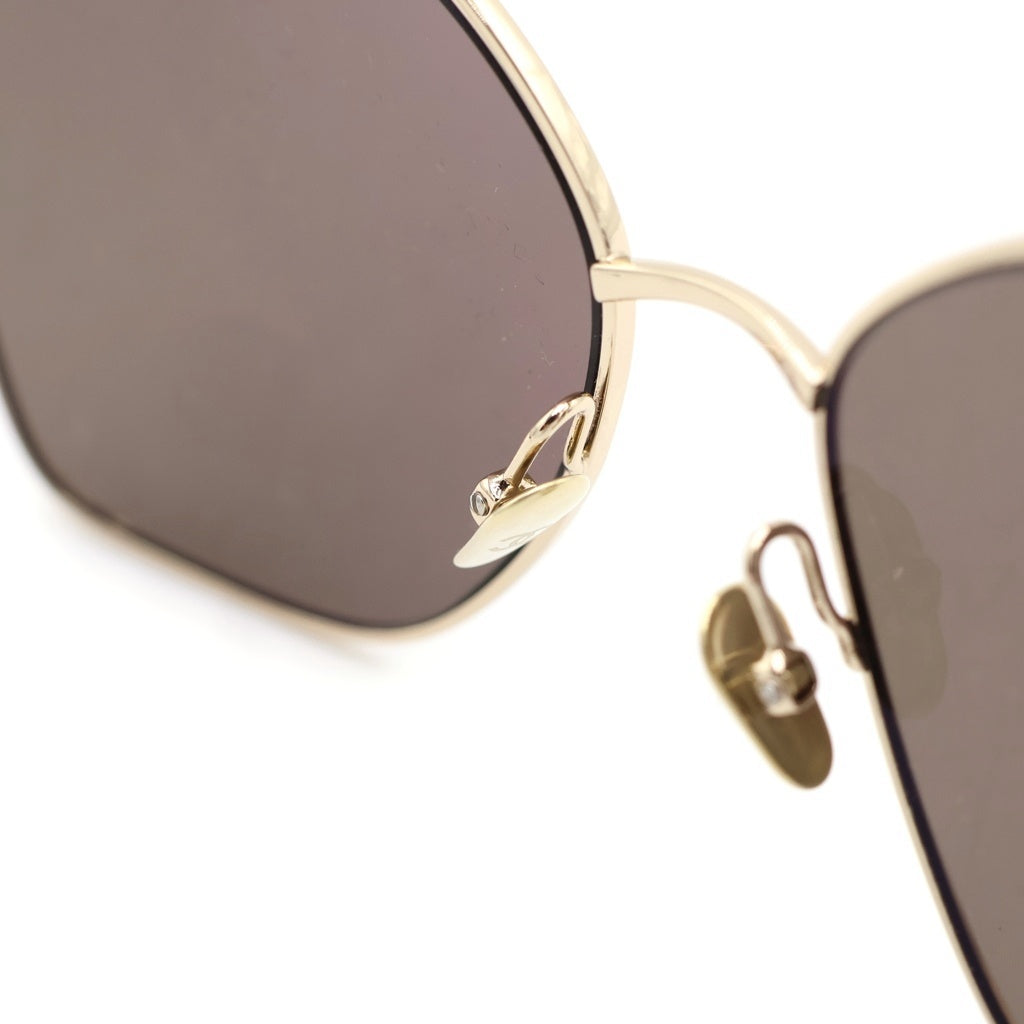 CHANEL(シャネル) バタフライシェイプ サングラス アイウェア 59□16 ブラウン/ゴールド 4274-Q レディース