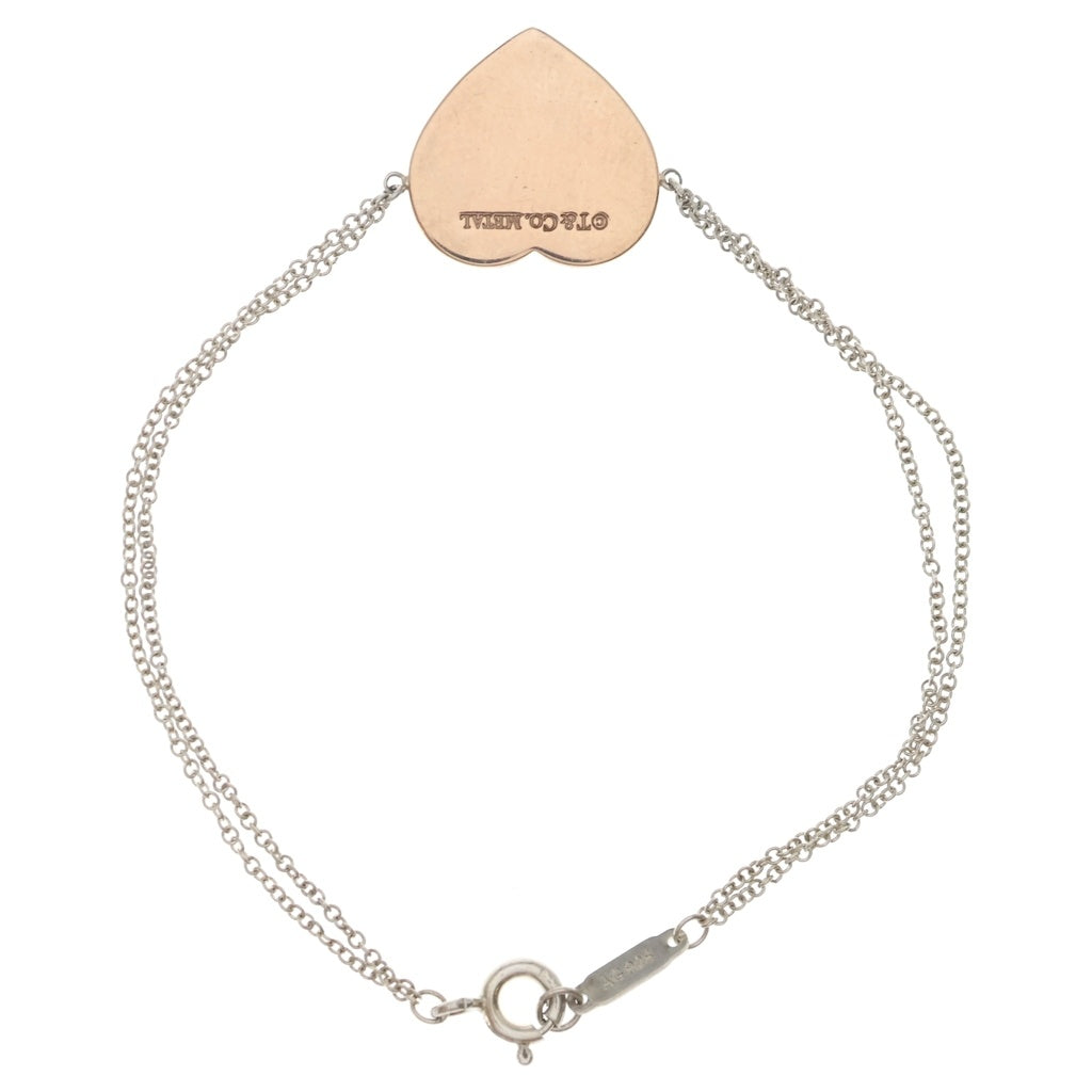 TIFFANY & Co.(ティファニー) リターントゥティファニー ハートタグブレスレット チェーン シルバー×ピンクゴールド Ag925