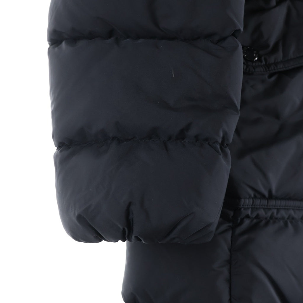 MONCLER(モンクレール) 24AW KHLOE クロエ ファー フーデッド ダウン ロング ジャケット コート ブラック J20931C00023 レディース