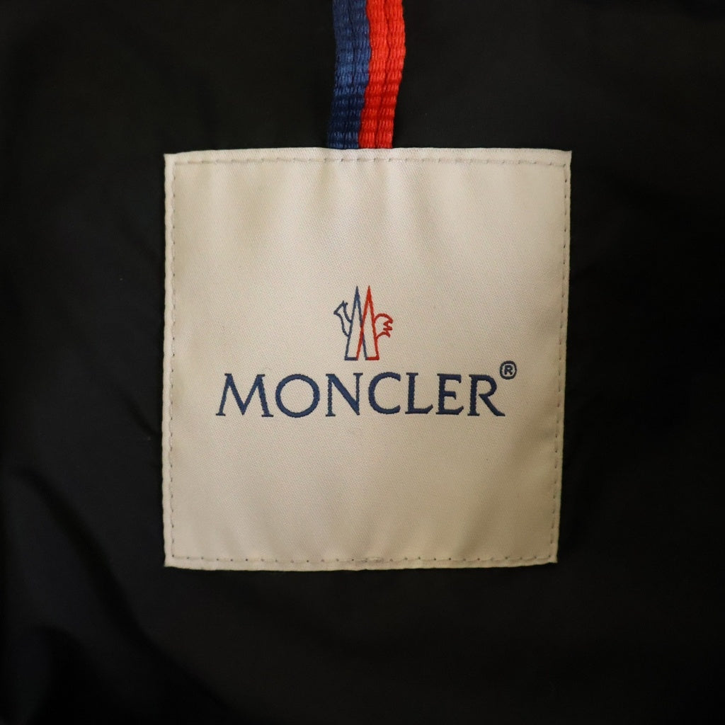 MONCLER(モンクレール) 24AW KHLOE クロエ ファー フーデッド ダウン ロング ジャケット コート ブラック J20931C00023 レディース