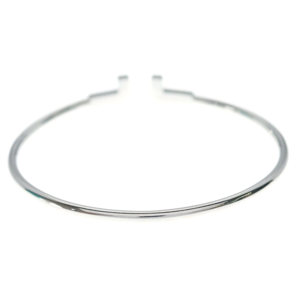 TIFFANY & Co.(ティファニー) Tワイヤー ブレスレット バングル ダイヤ K18WG ホワイトゴールド レディース