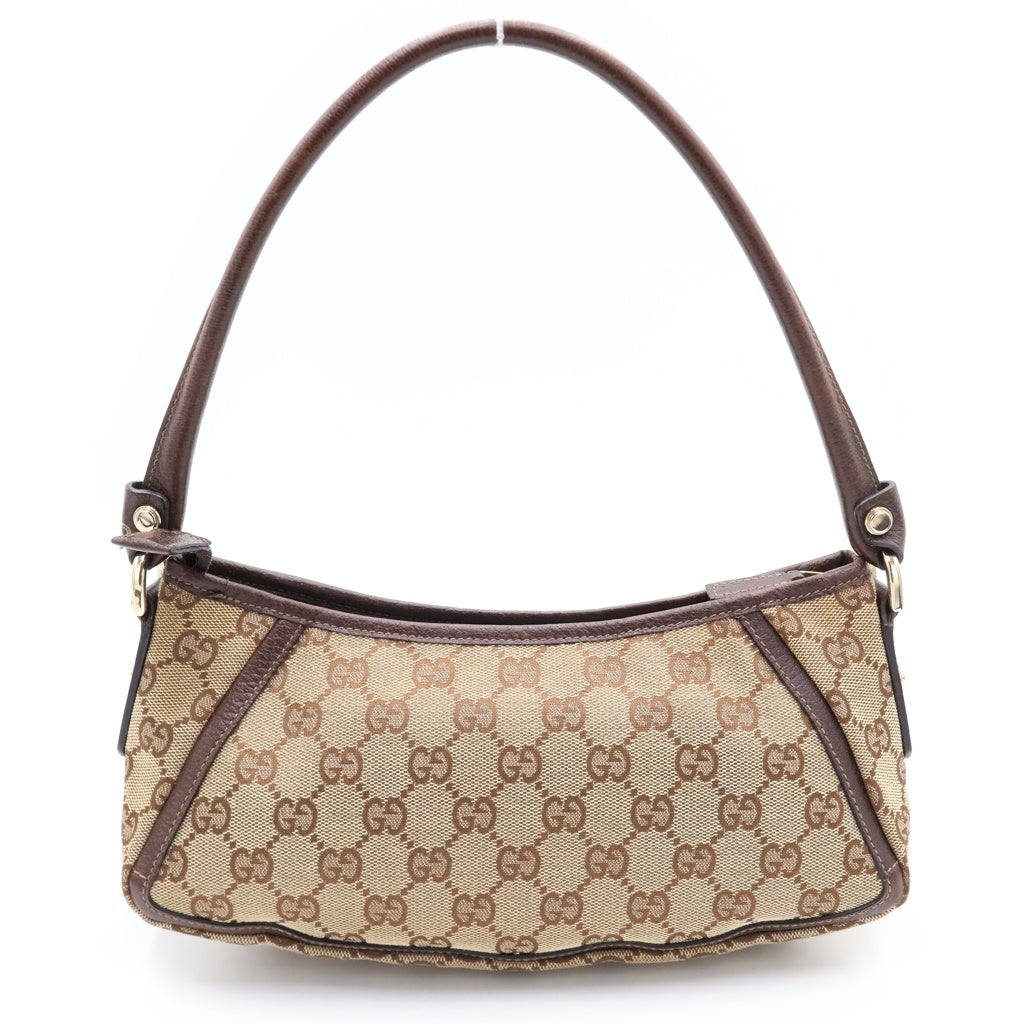 GUCCI(グッチ) GGキャンバス レザー ワンショルダーバッグ ハンドバッグ 130939 レディース
