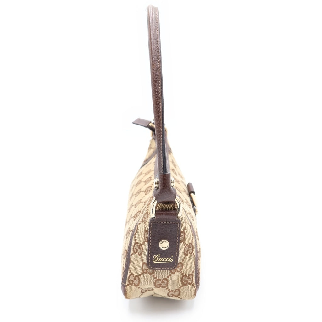 GUCCI(グッチ) GGキャンバス レザー ワンショルダーバッグ ハンドバッグ 130939 レディース