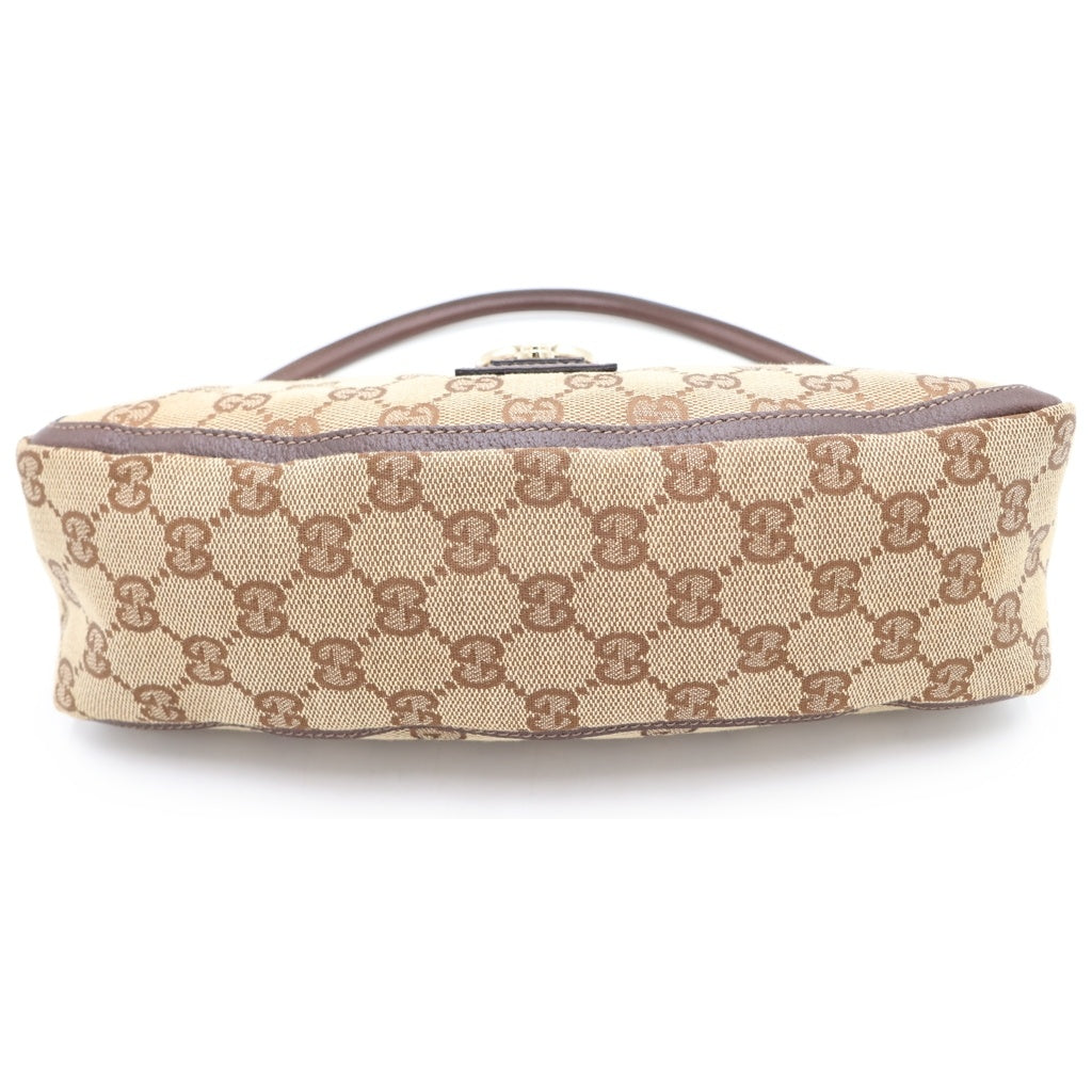 GUCCI(グッチ) GGキャンバス レザー ワンショルダーバッグ ハンドバッグ 130939 レディース