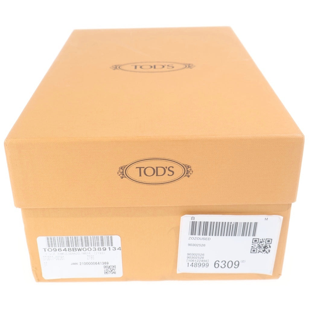 TOD'S(トッズ) パテント レザースニーカー ローカットシューズ エナメル バーガンディー XXW0JL0D8ZCL1M814 レディース