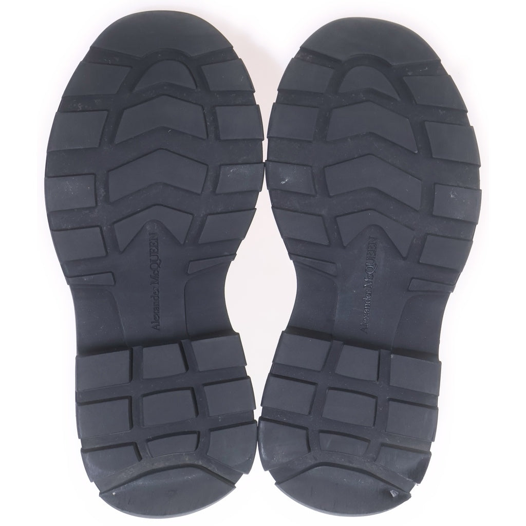 Alexander McQueen(アレキサンダーマックイーン) STUDS BIKER BOOTS スタッズ バイカーブーツ レザーアンクルブーツ シューズ ブラック 595470 レディース