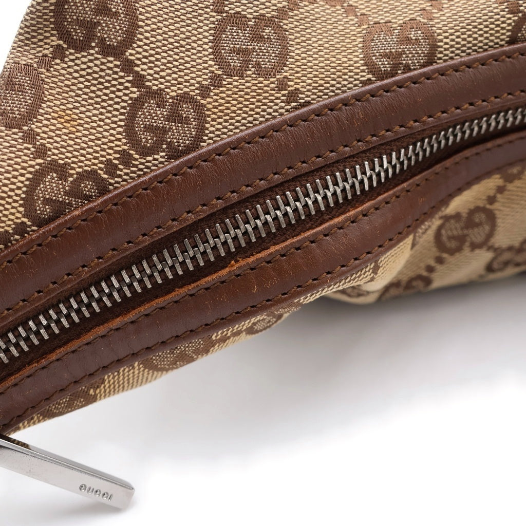 GUCCI(グッチ) GGキャンバス レザー ワンショルダーバッグ トートバッグ ブラウン 01234 レディース