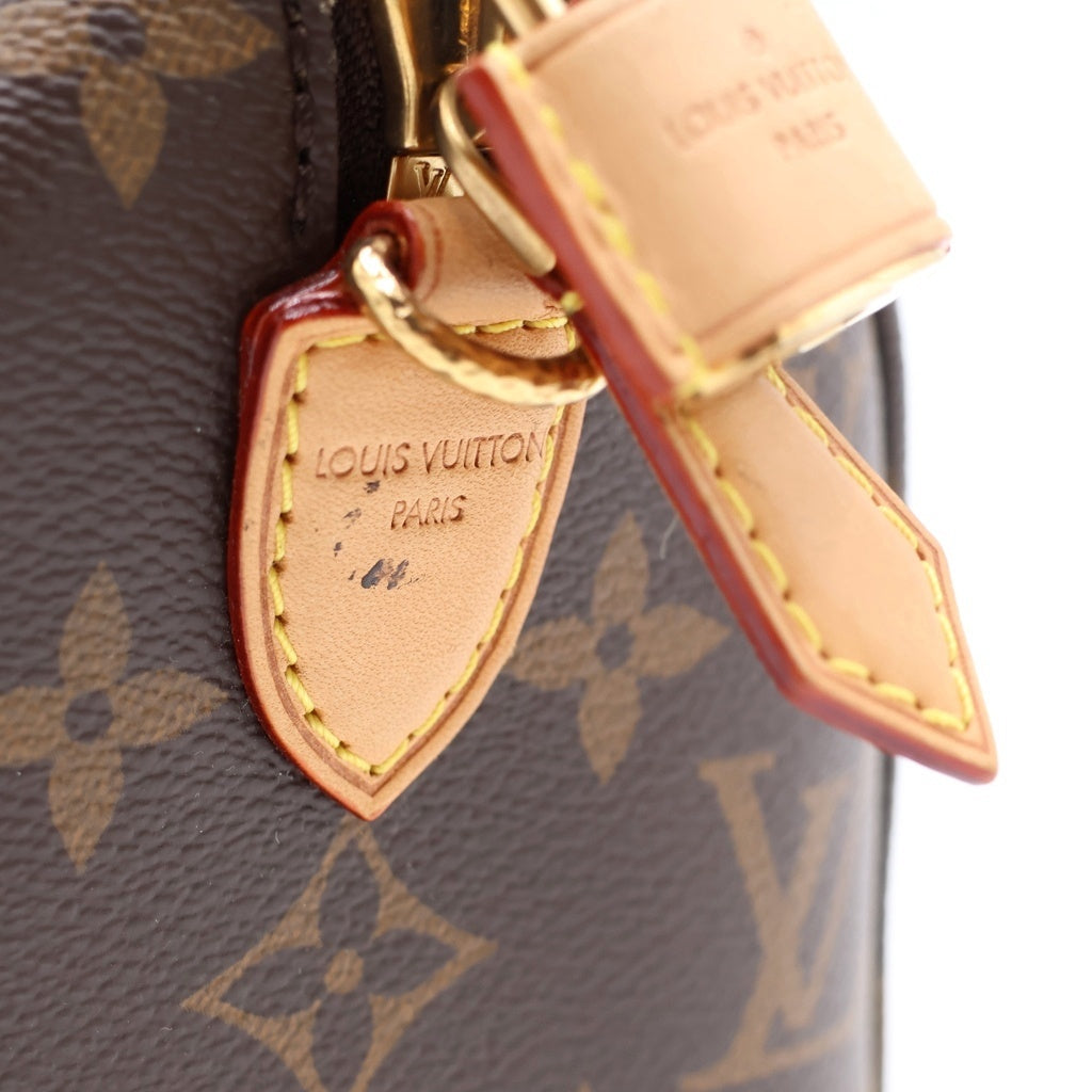 LOUIS VUITTON(ルイヴィトン) モノグラム スピーディチェーン20 2WAYハンドバッグ ボストンバッグ ショルダーバッグ ブラウン レザー×PVC M40988 ゴールド金具 レディース