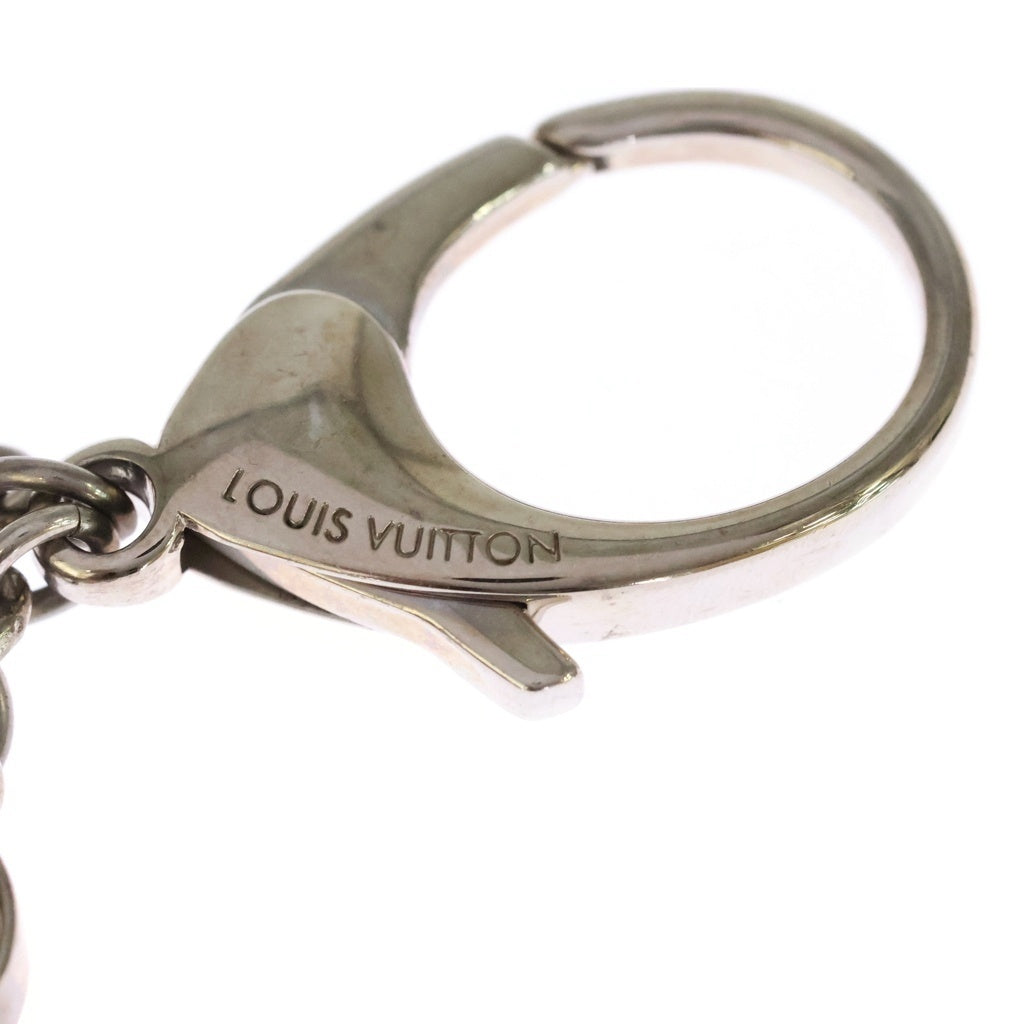 LOUIS VUITTON(ルイヴィトン) エピ ビジューサック・フルール・ドゥ チャーム イヴォワール バッグチャーム キーホルダー キーリング ホワイト×シルバー M65085 レディース
