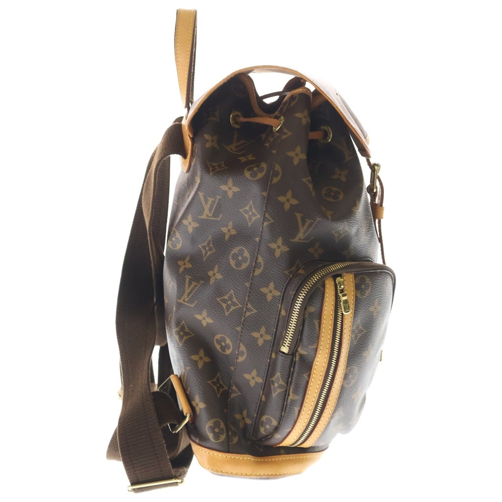 LOUIS VUITTON(ルイヴィトン) モノグラム サックアドボスフォール リュックサック バックパック ブラウン レザー×PVC M40107 ゴールド金具 レディース